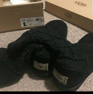 Ugg Argyle Knit Boots